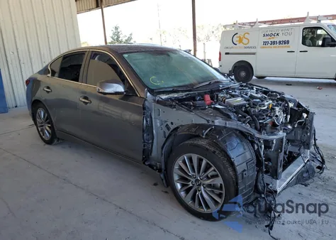 2023 Infiniti Q50 Luxe z USA, uszkodzony, nr VIN JN1EV7BP9PM510525